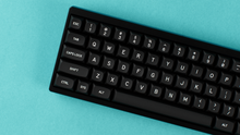 Load image into Gallery viewer, MTNU WoB on a black keycult No. 1 zoomed in on left