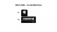 Load image into Gallery viewer, render of GMK Mono free gift keycaps