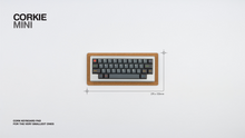 Load image into Gallery viewer, Corkie Mini size with dimensions listed