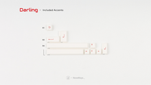 Load image into Gallery viewer, Render of Key Kobo Darling accent kit