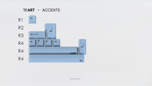 Load image into Gallery viewer, render of GMK CYL Art accents kit