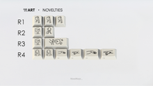 Load image into Gallery viewer, render of GMK CYL Art  novelties kit