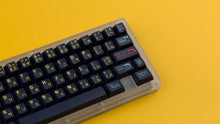 Load image into Gallery viewer, GMK CYL Awaken on a clear keyboard zoomed in on right