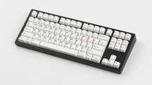 Load image into Gallery viewer, GMK CYL Hangul BoW on a black NK87 angled