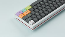 Load image into Gallery viewer, GMK CYL Fright Club on a white keyboard back view right side