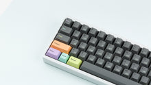 Load image into Gallery viewer, GMK CYL Fright Club on a white keyboard zoomed in on left