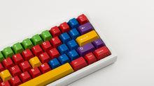 Load image into Gallery viewer, GMK CYL Handarbeit on a white keyboard zoomed in to right