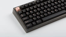 Load image into Gallery viewer, GMK CYL Olivia No.3 dark on a smoke NK87 zoomed in on left