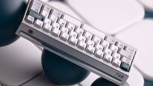 Load image into Gallery viewer, render of Prussian Alert on a 40% keyboard, close up