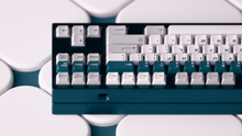 Load image into Gallery viewer, render of Prussian Alert on a TKL keyboard, close up