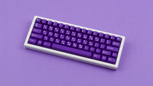 Load image into Gallery viewer, GMK CYL Royal Cadet on white keyboard angled