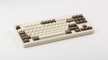 Load image into Gallery viewer, GMK CYL Sloth on a beige CLASSIC-TKL angled