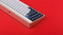 Load image into Gallery viewer, GMK CYL Trackday on a silver keyboard abck view left side