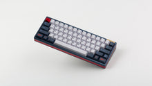 Load image into Gallery viewer, GMK CYL Trackday on a blue keyboard angled