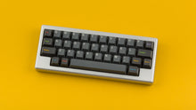 Load image into Gallery viewer, GMK Oblivion V3.1 on a silver keyboard angled
