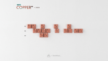 Load image into Gallery viewer, render of GMK CYL Copper R2 greek kit