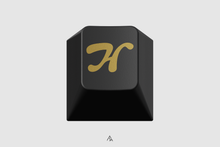 Load image into Gallery viewer, render of Handarbeit Schwarz Salvun Artisan Keycap