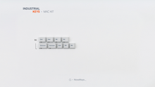 Load image into Gallery viewer, Cherry Industrial Keys mac kit