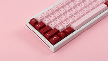 Load image into Gallery viewer, Key Kobo Darling on a white keyboard zoomed in left