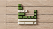 Load image into Gallery viewer, Render of DCS Cream Cheese R3 Extensions Kit - additional modifier and layout keycaps in cream and yellow