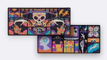 Load image into Gallery viewer, render of mictlan deskpads in both designs