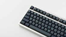 Load image into Gallery viewer, Key Kobo Abyss on a silver keyboard zoomed i on left