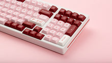 Load image into Gallery viewer, Keycult No. 1 / 1800 Darling White Edition angled close up on right side with GMK MTNU Darling Keycaps 