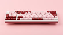 Load image into Gallery viewer, Keycult No. 1 / 1800 Darling White Edition back view with GMK MTNU Darling Keycaps 