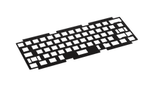Load image into Gallery viewer, render of Keycult No. 1 / 60 ANSI Plate in black with leaf