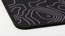 Load image into Gallery viewer, randomfrankp topographic deskpad closeup showcasing more of the rough texture