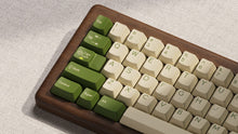 Load image into Gallery viewer, Render of DCS Cream Cheese R3 keycaps close-up of right side modifier cluster