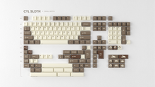 Load image into Gallery viewer, render of GMK CYL Sloth Base kit