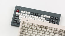 Load image into Gallery viewer, Smurve80 Graphite and Sandstone keyboards overlapping comparison