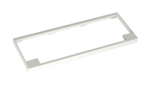Load image into Gallery viewer, render of Keycult No. 1 / 60 Aluminum Top in coated white with HHKB layout