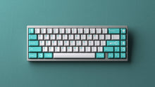 Load image into Gallery viewer, render of GMK CYL Finer Things R2 keycaps on a Glare 65 keyboard