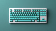 Load image into Gallery viewer, render of GMK CYL Finer Things R2 keycaps on an F1 keyboard