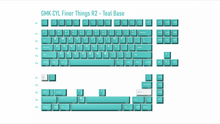 Load image into Gallery viewer, render of GMK CYL Finer Things R2 Teal Base kit