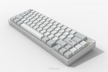 Load image into Gallery viewer, KAM Ghost on a clear keyboard angled right