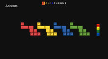 Load image into Gallery viewer, Render of GMK CYL Colorchrome accents kit