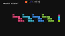 Load image into Gallery viewer, Render of GMK CYL Colorchrome modern accents kit
