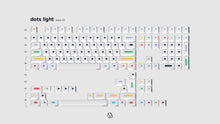 Load image into Gallery viewer, render of GMK CYL Dots light base kit