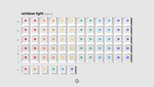 Load image into Gallery viewer, render of GMK CYL Dots rainbow light addon kit