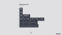 Load image into Gallery viewer, none render on GMK CYL Honor dark extension kit