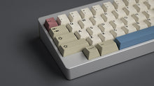 Load image into Gallery viewer, GMK CYL Mr. Sleeves R2 on a silver keyboard zoomed in on left