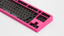 Load image into Gallery viewer, nebula pink NK87 with a black plate angled