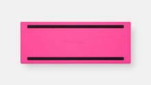 Load image into Gallery viewer, nebula pink NK87 with a black plate bottom view