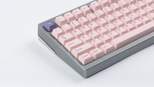 Load image into Gallery viewer, Cherry Blossom on a silver 7V zoomed in left