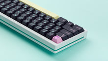 Load image into Gallery viewer, GMK Analog Dreams Digital Nightmares R2 on a white keyboard back view left side