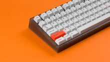 Load image into Gallery viewer, Cherry Industrial Keys on a Smoke NK87 zoomed in on left