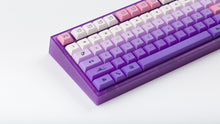 Load image into Gallery viewer, Kam Li'l Dragon on a purple NK87 keyboard zoomed in on left
